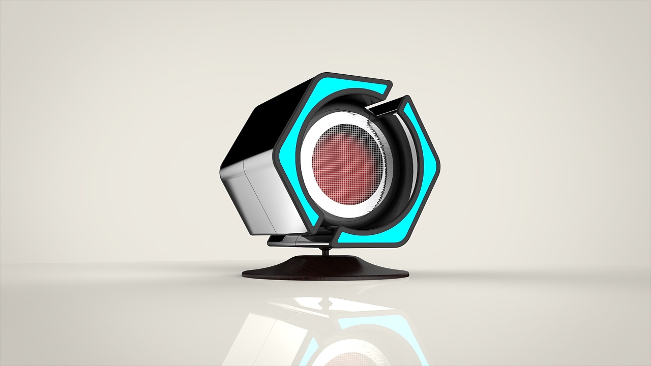 创意音箱「声之形」 毕业设计中的产品外观与模型设计探索