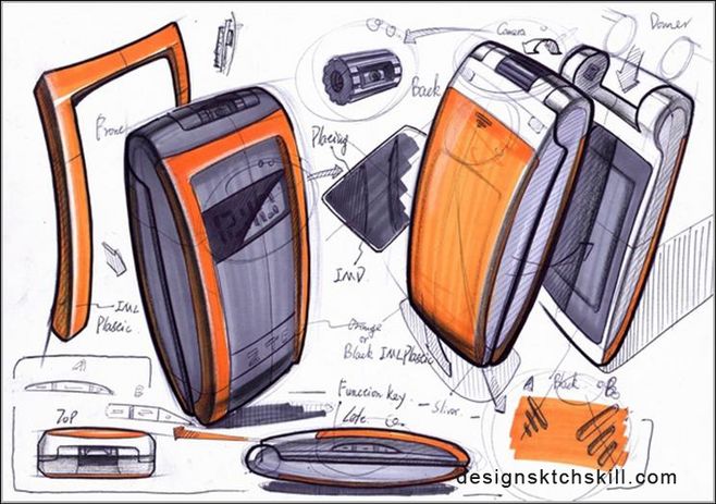 手机设计手绘效果图在产品设计中的关键作用